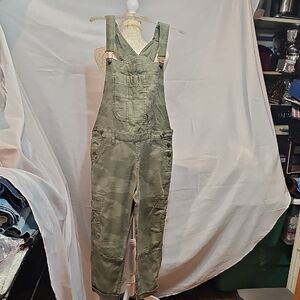 Abercrombie & Fitch Sage Green Women's Overalls.  Size L